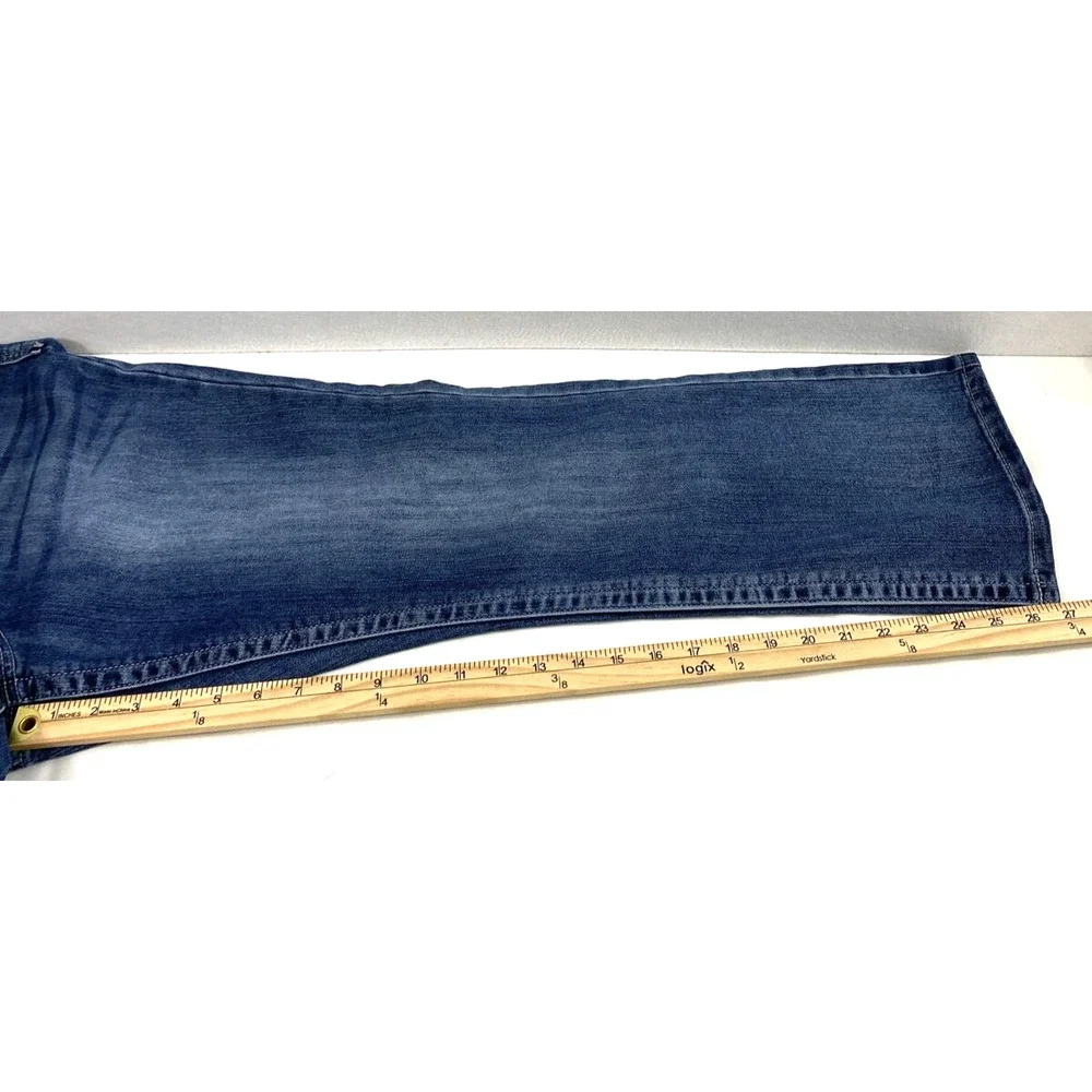 Maurice Jeans Womens‎ Size 4 High Rise Curvy Medium Wash Denim Boot